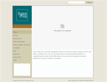 Tablet Screenshot of evansphilp.com